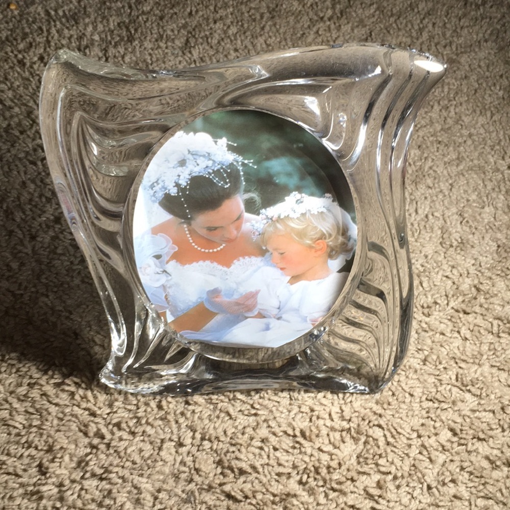 Glass picture frame
